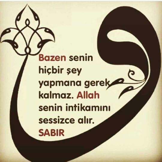 Sabretmek mi yoksa intikam almak mı ??