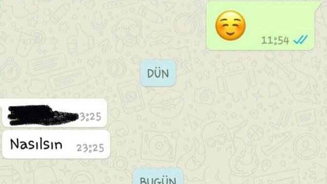 Eski sevgilim mesaj atti?