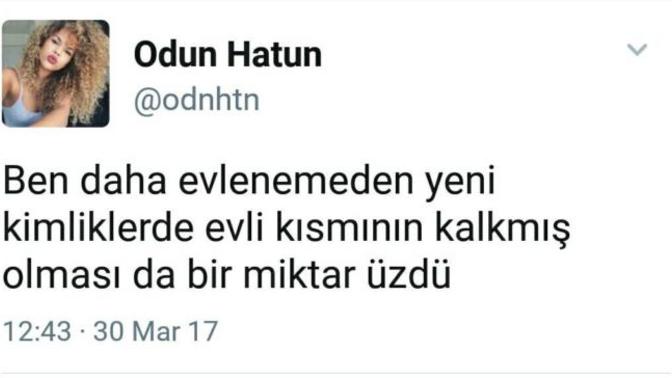 Kimliklerdeki evli kısım neden kaldırıldı ki?