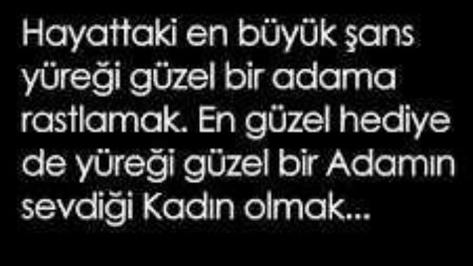 Sizce hayattaki en büyük şans nedir?
