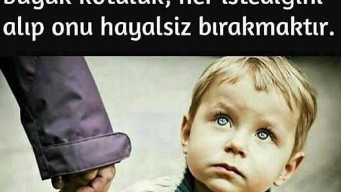 Çocuklara her istediğini almak onlara kötülük müdür?