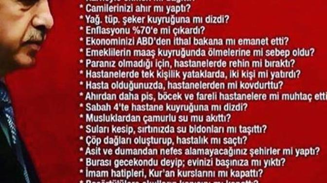 Recep Tayyip Erdoğan Size Ne Yaptı?