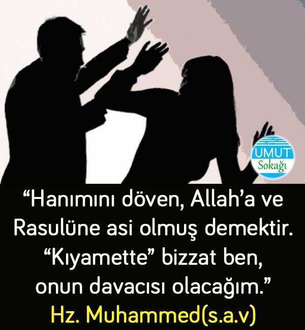 Kadına şiddete hayır! İyi geceler?