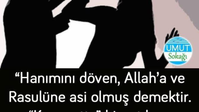 Kadına şiddete hayır! İyi geceler?