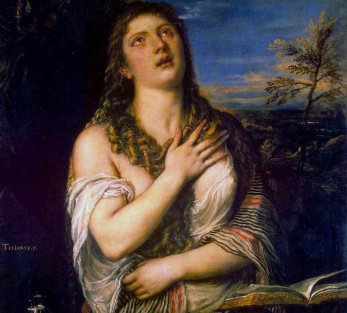 '' Titian - Magdelana '' portresi , Mona Lisa gibi gizemli mi ?