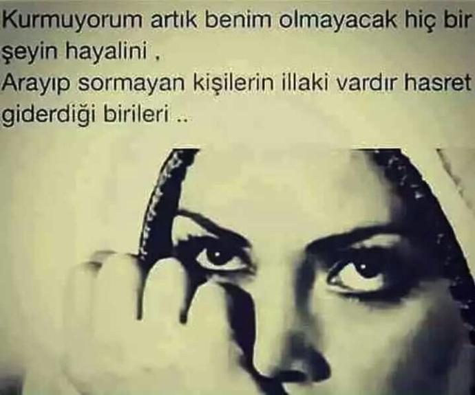 Kurmuyorum artık hayal???
