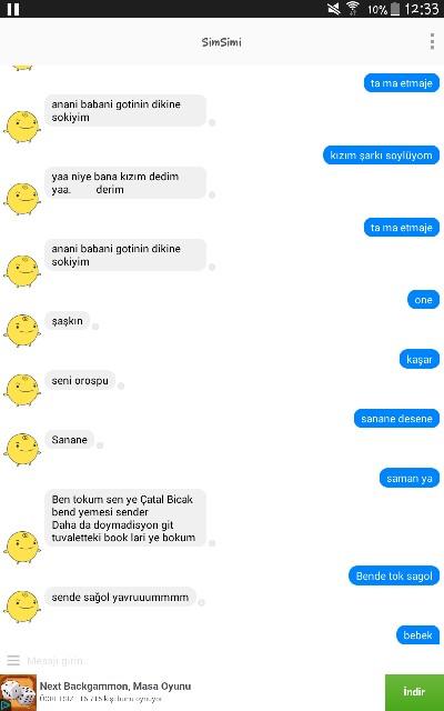 simsimi kulananlar?