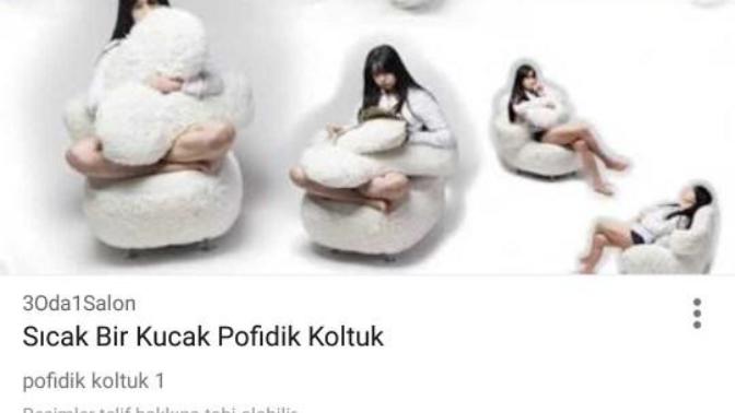 Sarılan koltuk?