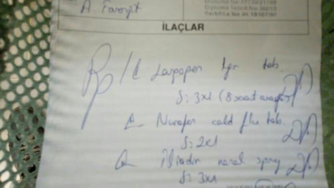 Burada ne yaziyor?