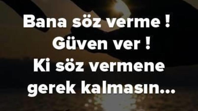 Sizce güven nedir?