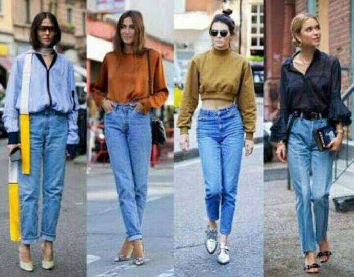 Anne pantolonu olarak bilinen "Mom Jeans" yeniden moda! Sizin tercihiniz olur mu?