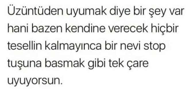 Acılar uyurken mı geçiyordu yoksa büyürken mi?