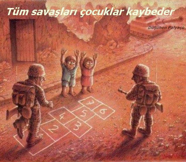 Savaşın çocukları onlar. Hatta çocuk onlar.Savaşın suçsuz çocukları. Onlar için duygularınız neler?