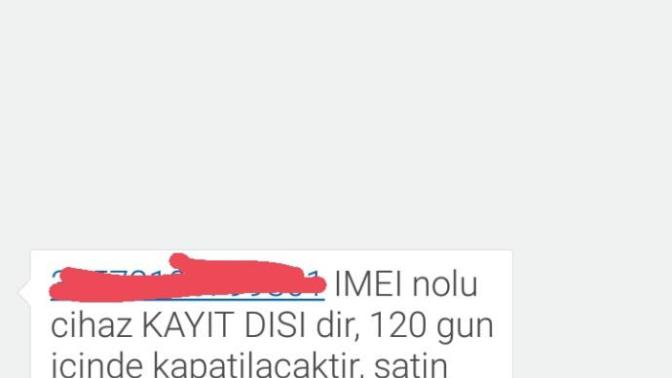 Bana yasal uyarı dan mesaj geldi bu ne sizce?
