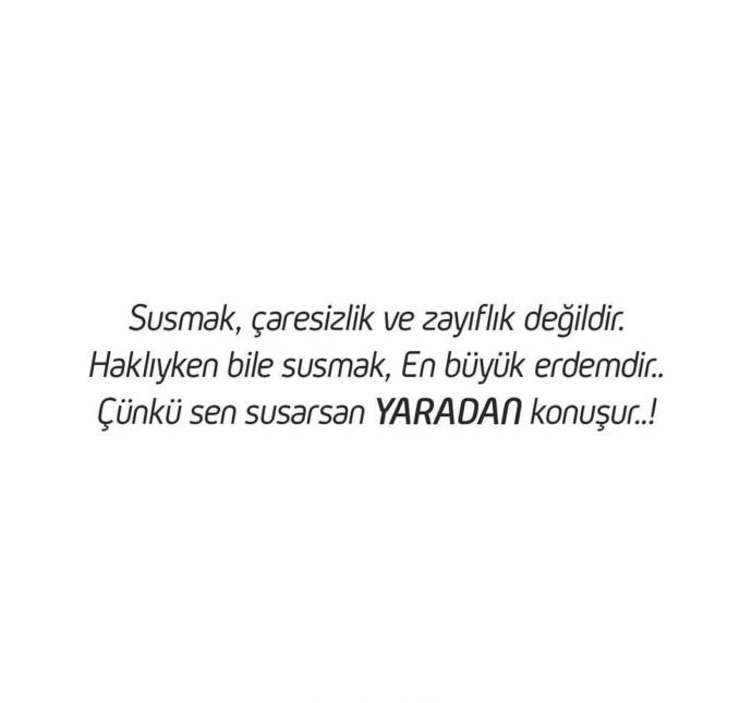 Haklı olduğunuz halde susmayı tercih eder misiniz?