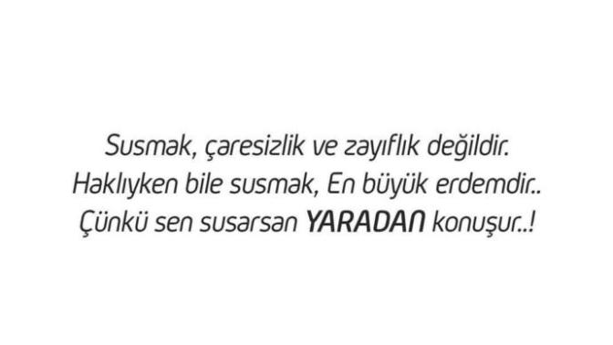 Haklı olduğunuz halde susmayı tercih eder misiniz?