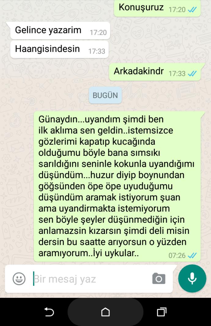Kızgın kirgin bir erkek bu mesaj karşısında tepkisiz kalabilir mi?