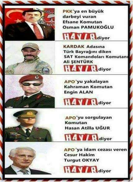 Hayır Diyen Komutanlarımız?