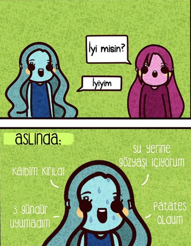 Nasılsın sorusuna 