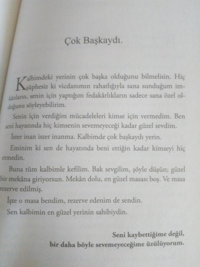 Çok sevdiğiniz halde yinede vazgeçmek zorunda kaldınız mı?