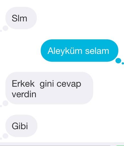 Aleyküm selam demek eyvallah demek erkeklere has bir şey midir?