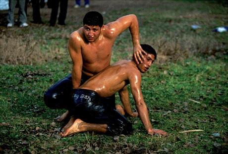 Homofobik bir milletin ata sporunun yağlı güreş olması sizce de enteresan değil mi?