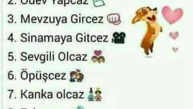 Biz şimdi senle neyiz kankamı sevgili mi 😄😄?