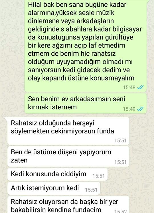 ev arkadaşı sorunlarım hic bitmiyor yurda geçmeyi düşünüyorum sizce kim haklı ??