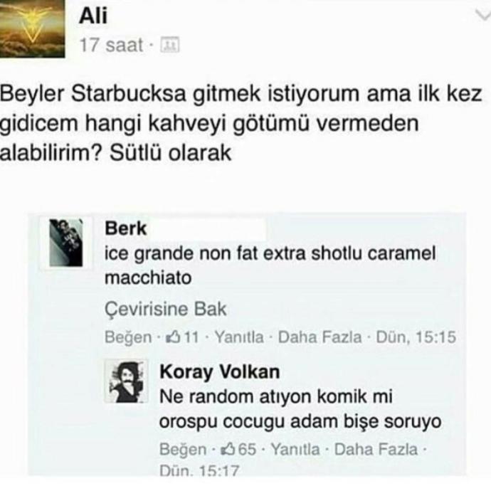 Starbucks a gidenler en fazla kaç para öder??? 😂😂😂Yani fakirler de gidebilir mi?????