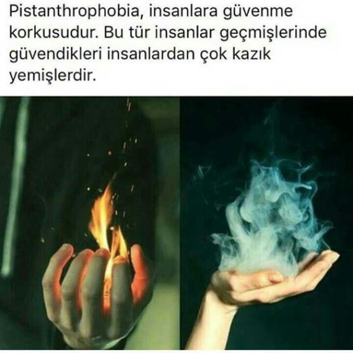 Pistanthrophobia, insanlara güvenme korkusu demek. Peki sizde Pistanthrophobia var mı ve bu duyguyu yenmeyi başarabildiniz mi?