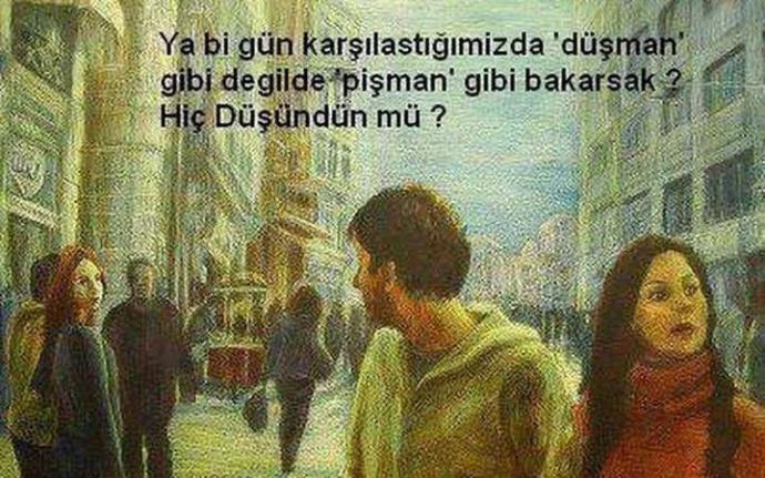 Eski sevgilinizi yolda görseniz ne yaparsınız ?