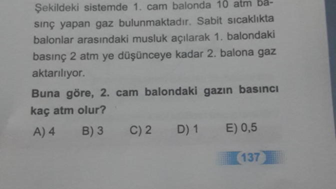 Bu soruyu çözebilecek biri var mı? (Kimya-Gazlar-Lys)?