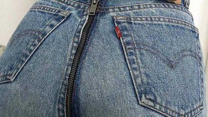 Moda dünyasında yeni bir akım daha! Arkadan fermuarlı pantolon tercih eder misiniz?