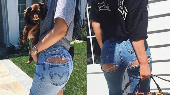 Popo dekoltesi erkekler tarafından büyük ilgi gördü! Sizce popo dekoltesi moda akımı haline gelir mi?