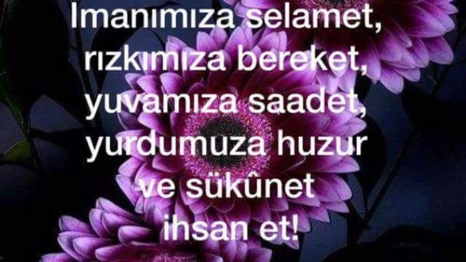Hayırlı cumalar arkadaşlar Allah'ın rahmeti ve bereketi üzerinize olsun inşallah. Ne güzel bir gün demi?