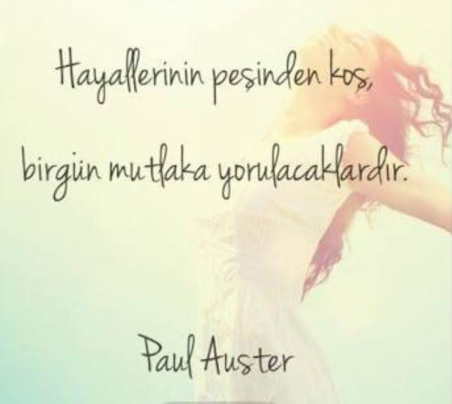 Hayallerinizin peşinden koşar mısınız?