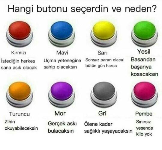 Hangi butonu seçiyorsunuz ??