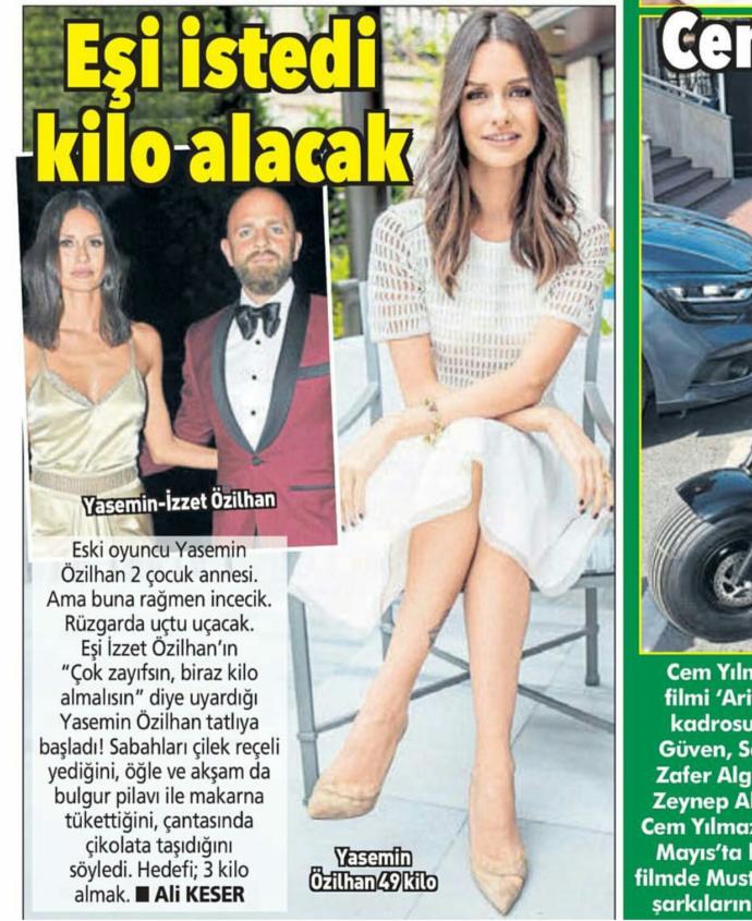 Yasemin Özilhan eşi için kilo alacak! Sırf eşiniz istiyor diye kilo alır mısınız?