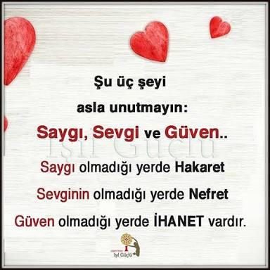 "Sevgide özgürlük, saygıda mecburiyet vardır" sözüne katılıyor musunuz?