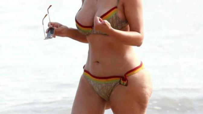 Kardashian'ın selülitleri sosyal medyayı salladı! Selülit denen kusur güzel bir kadını bile itici gösterme potansiyeline sahip mi?