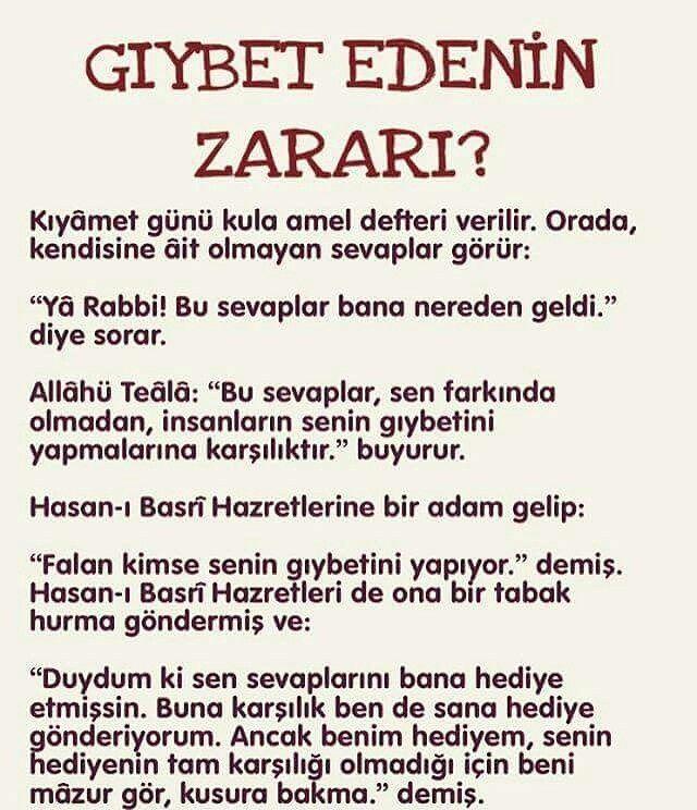 Dedikodu ve gıybet etmekten kaçınırmısımız?