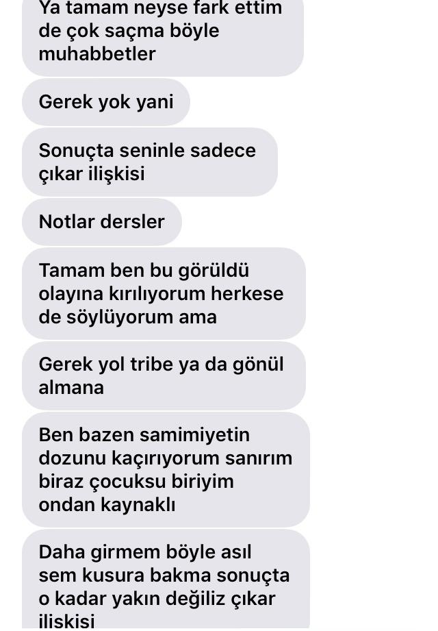Arkadaşlar sizce onu hayal kırıklığına mı uğrattım yoksa başka birşey mi? Sevgili değiliz yeşiller benim?