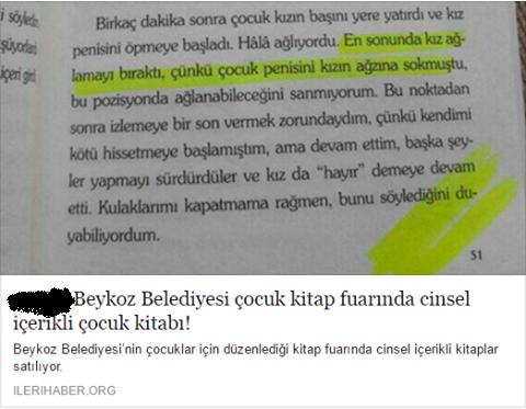 Çocuk fuarında olduğu söylenen bu cinsel içerikli kitap hakkında ne düşünüyorsunuz ?