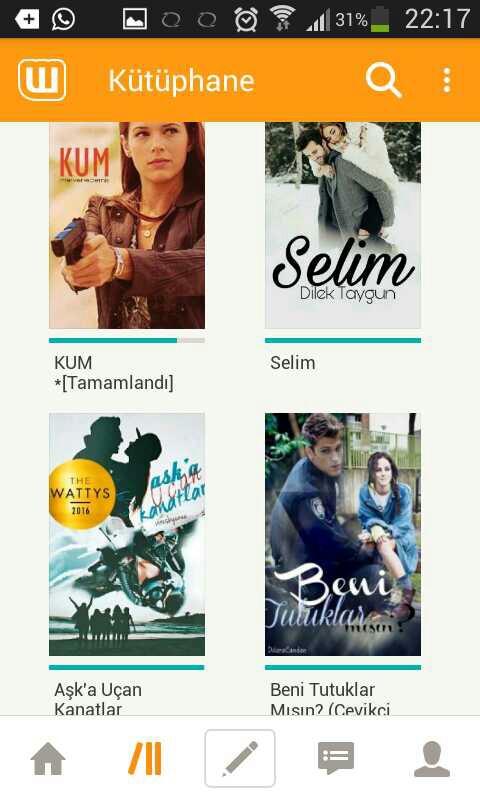 Bana wattpad de kitap önerir misiniz??
