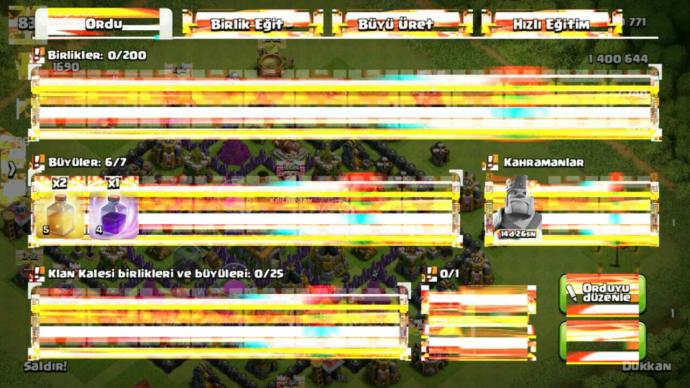 clash of clans oynayanlar bakabilirmi oyunda grafik sorunu ??