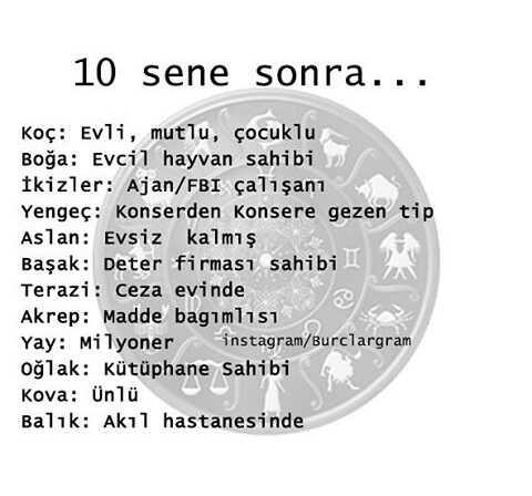 10 yıl sonra ne olacakmisiz bir bakarmisiniz ??