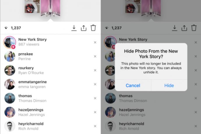 Instagram hikaye görüntülemesi