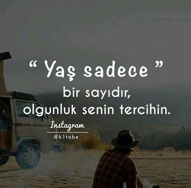 Bir insanın yaşı olgun olmasına rağmen, henüz 