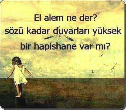 El alem ne der sözü kadar duvarları yüksek bir hapishane var mı ??