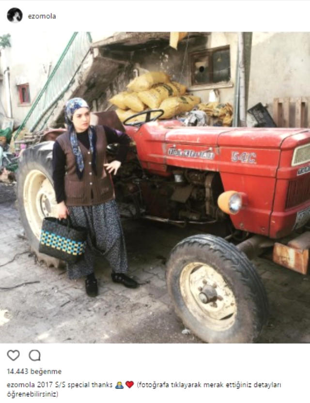 Ezgi Mola'nın, Instagramına attığı bu fotoğraf hakkında ne düşünüyorsunuz?
